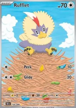 Rufflet⁣ - Black Bolt⁣ (Illustration Rare)⁣ [154]