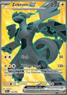 Zekrom ex⁣ - Black Bolt⁣ (Ultra Rare)⁣ [158]