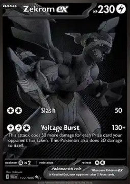 Zekrom ex⁣ - Black Bolt⁣ (Secret Rare)⁣ [172]