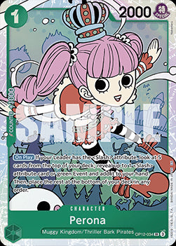 Perona (OP12-034) (V.1) - Legacy of the Master (Super Rare) [OP12-034]