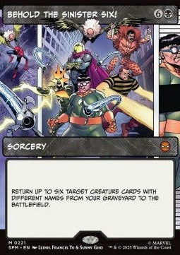 Behold the Sinister Six!