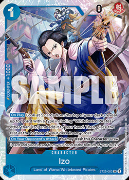 Izo (ST22-002) (V.1) - Starter Deck: EX Ace & Newgate (Super Rare) [ST-22-002]