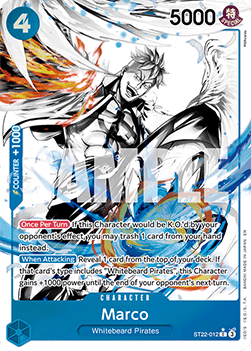 Marco (ST22-012) (V.2) - Starter Deck: EX Ace & Newgate (Alternate Art) [ST-22-012]