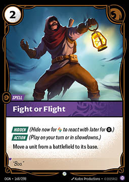 Fight or Flight - Origins (Common) [OGN-168]