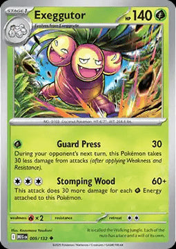 Exeggutor - Mega Evolution (Uncommon) [MEG-005]