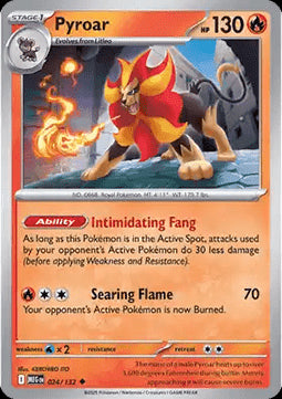Pyroar - Mega Evolution (Uncommon) [MEG-024]