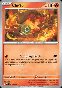 Chi-Yu - Mega Evolution (Uncommon) [MEG-031]