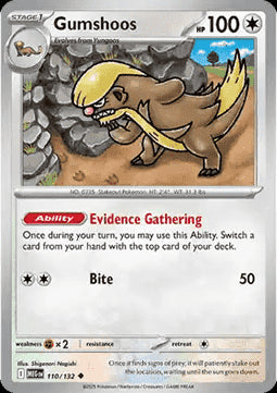Gumshoos - Mega Evolution (Uncommon) [MEG-110]