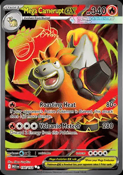 Mega Camerupt ex - Mega Evolution (Ultra Rare) [MEG-156]
