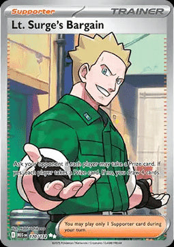 Lt. Surge's Bargain - Mega Evolution (Ultra Rare) [MEG-170]