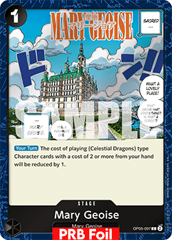 Mary Geoise (OP05-097) (V.2) - The Best Vol.2 (Common) [PRB02-OP05-097]