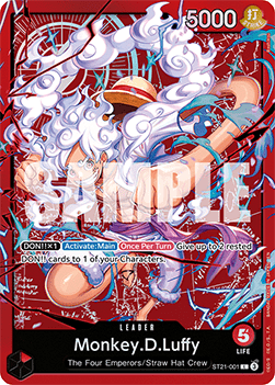 Monkey.D.Luffy (ST21-001) (V.1) - Learn Together Deck Set 01 (Leader) [LD01-ST21-001]