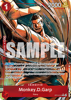 Monkey.D.Garp (OP13-016) (V.2) - Carrying on his Will (Alternate Art) [OP13-016]