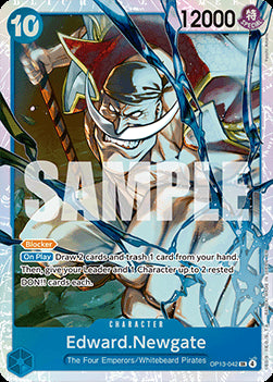 Edward.Newgate (OP13-042) (V.1) - Carrying on his Will (Super Rare) [OP13-042]