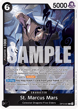 St. Marcus Mars (OP13-091) (V.1) - Carrying on his Will (Rare) [OP13-091]