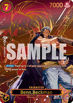 Benn.Beckman (OP09-009) - Carrying on his Will (Special Rare) [OP13-OP09-009]