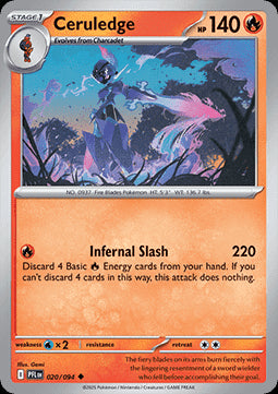 Ceruledge - Phantasmal Flames (Uncommon) [PFL-020]