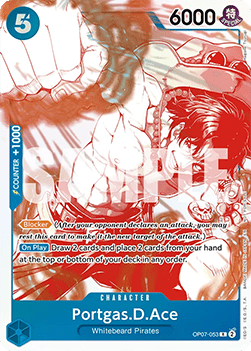 Portgas.D.Ace (OP07-053) (V.5) - Unnumbered Promos (Rare) [UP-OP07-053]