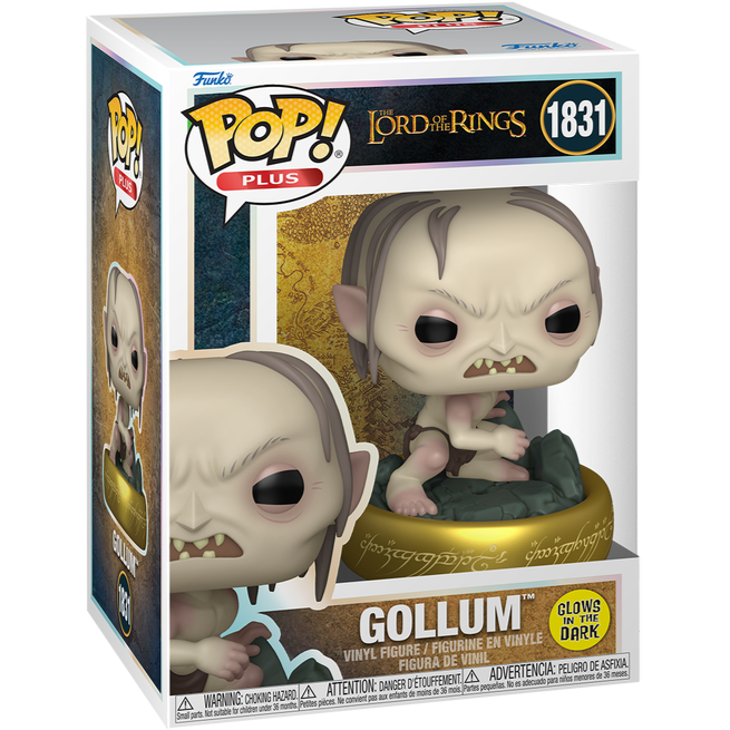 Funko POP! Plus - Lord of the Rings: Gollum #1831 (Glow) Figur