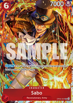 Sabo (OP05-007) - Unnumbered Promos (Super Rare) [UP-OP05-007]