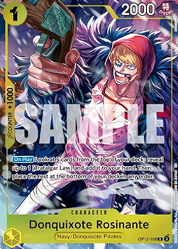 Donquixote Rosinante (OP12-108) (V.1) - Unnumbered Promos (Rare) [UP-OP12-108]