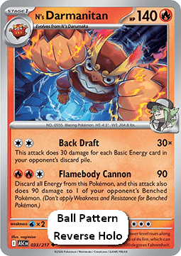 N's Darmanitan - Ascended Heroes: Additionals (Uncommon) [xASC-033]