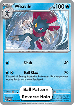 Weavile - Ascended Heroes: Additionals (Uncommon) [xASC-045]