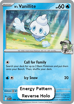 N's Vanillite - Ascended Heroes: Additionals (Common) [xASC-049]