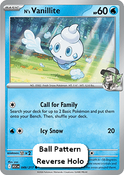 N's Vanillite - Ascended Heroes: Additionals (Common) [xASC-049]