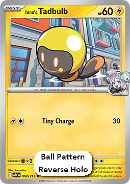 Iono's Tadbulb - Ascended Heroes: Additionals (Common) [xASC-069]