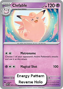 Clefable - Ascended Heroes: Additionals (Uncommon) [xASC-075]