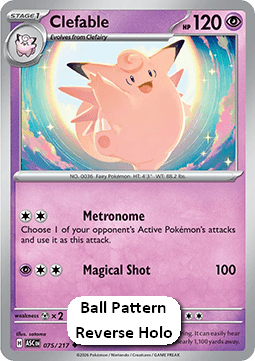 Clefable - Ascended Heroes: Additionals (Uncommon) [xASC-075]