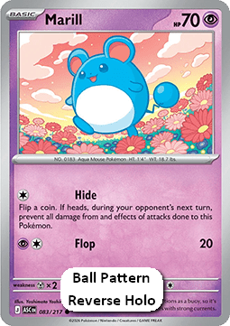 Marill - Ascended Heroes: Additionals (Common) [xASC-083]