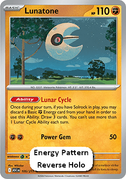 Lunatone - Ascended Heroes: Additionals (Rare) [xASC-105]