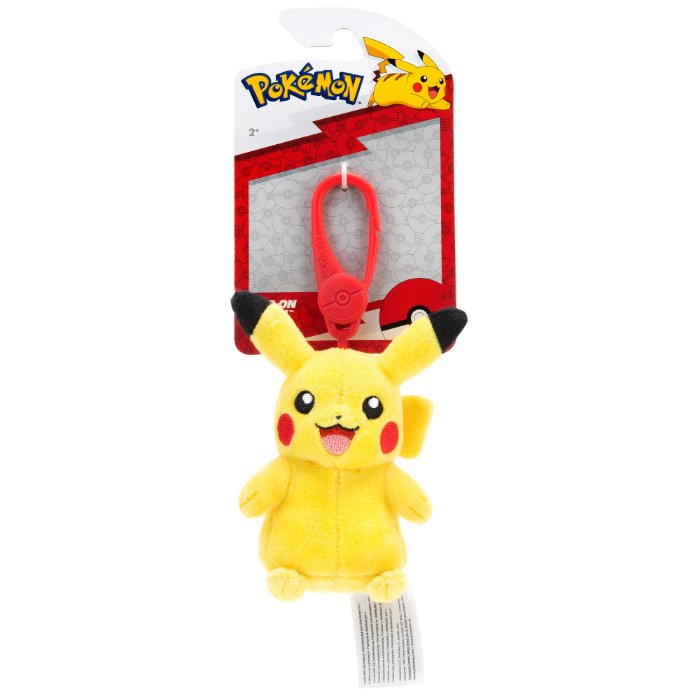 Pokémon Plush: Pikachu Clip On Bamse