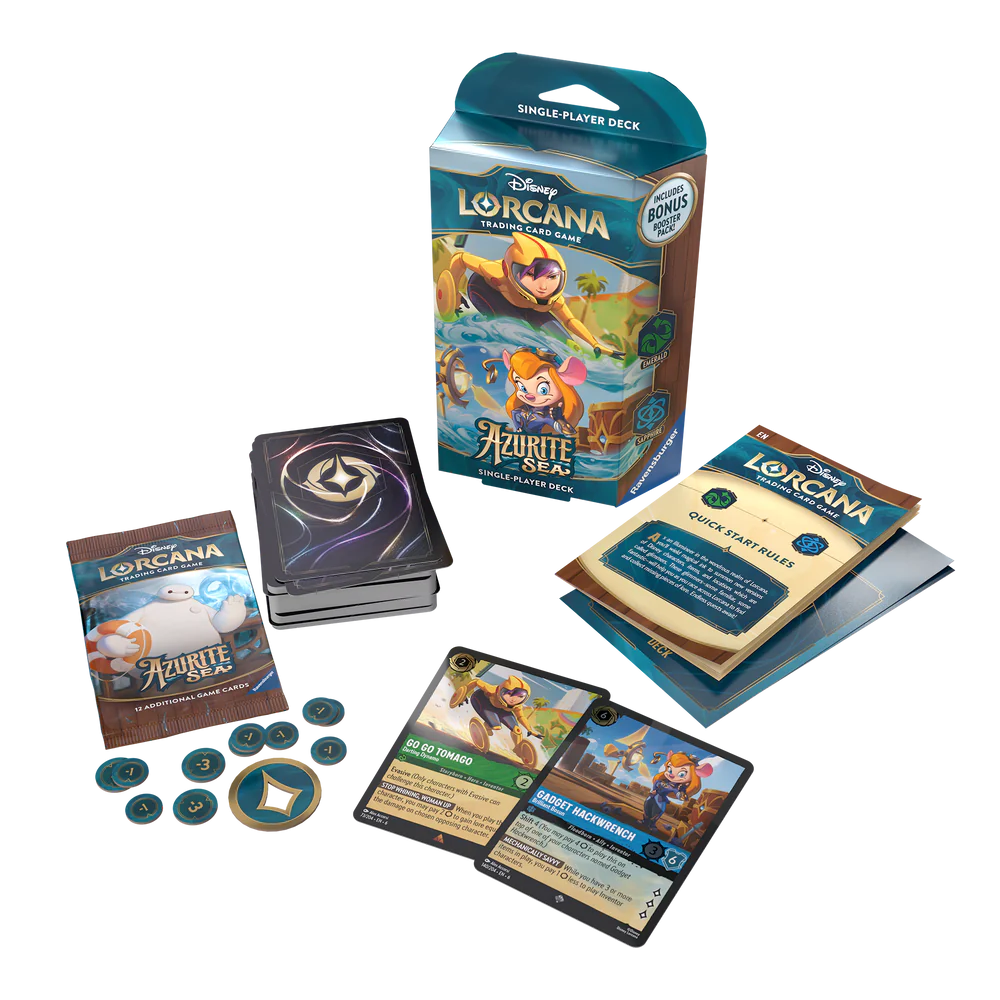 Lorcana TCG: Set 6 - Azurite Sea - Starter Deck: Emerald/Sapphire Kortspil