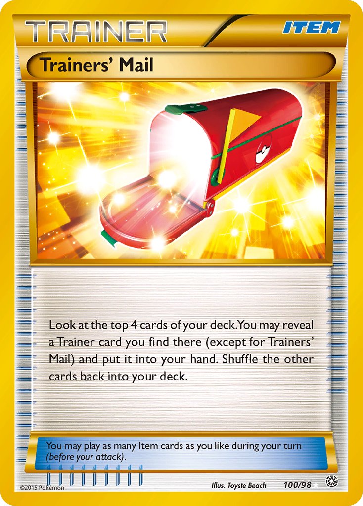 Trainers' Mail - Ancient Origins (Fixed) [AOR-100] English / Near Mint / Normal