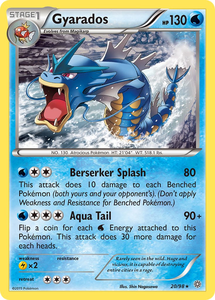 Gyarados - Ancient Origins (Rare) [AOR-20] English / Near Mint / Normal