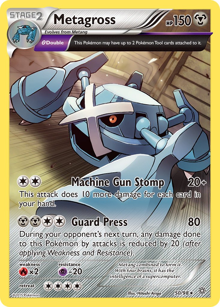 Metagross - Ancient Origins (Rare) [AOR-50] English / Near Mint / Normal