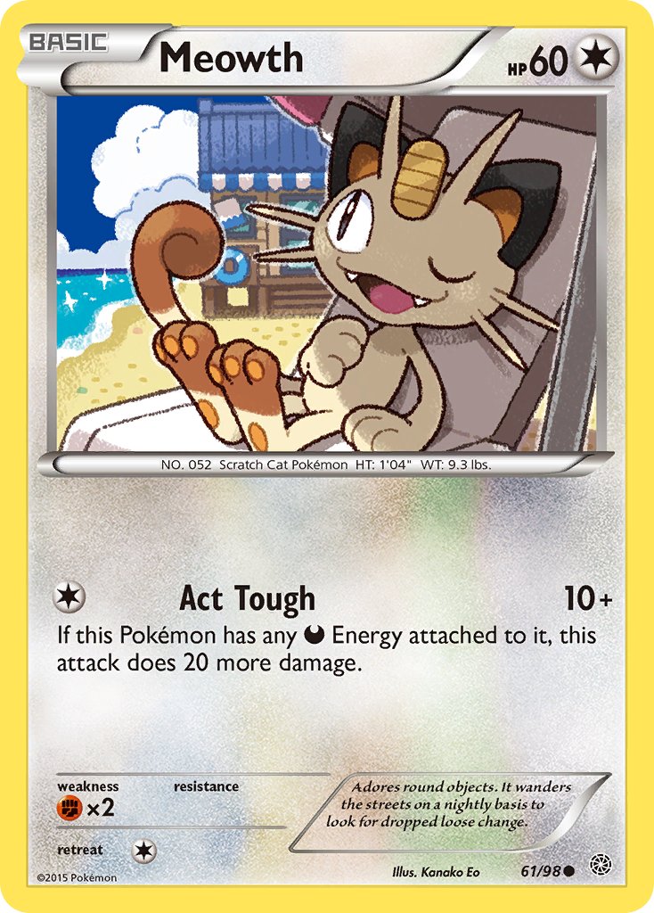 Meowth - Ancient Origins (Common) [AOR-61] English / Near Mint / Normal