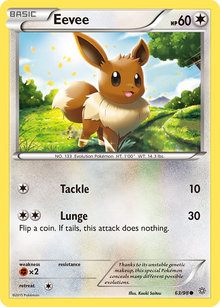 Eevee - Ancient Origins (Common) [AOR-63] English / Near Mint / Normal