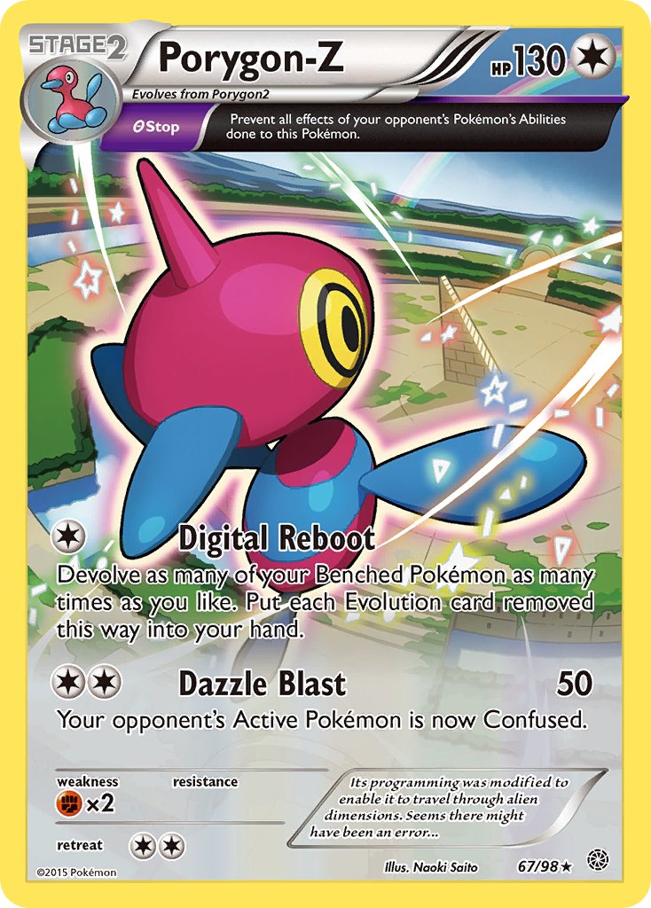 Porygon-Z - Ancient Origins (Holo Rare) [AOR-67] English / Near Mint / Normal