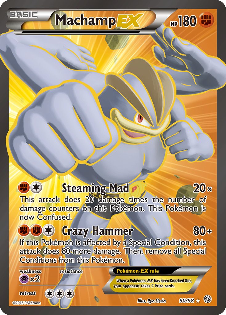 Machamp EX - Ancient Origins (Ultra Rare) [AOR-90] English / Near Mint / Normal
