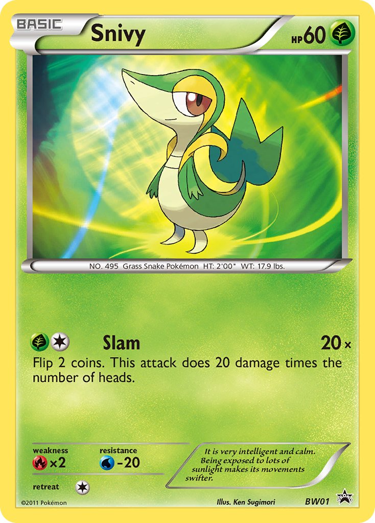 Snivy - BW Black Star Promos (Promo) [BW-01] English / Near Mint / Normal