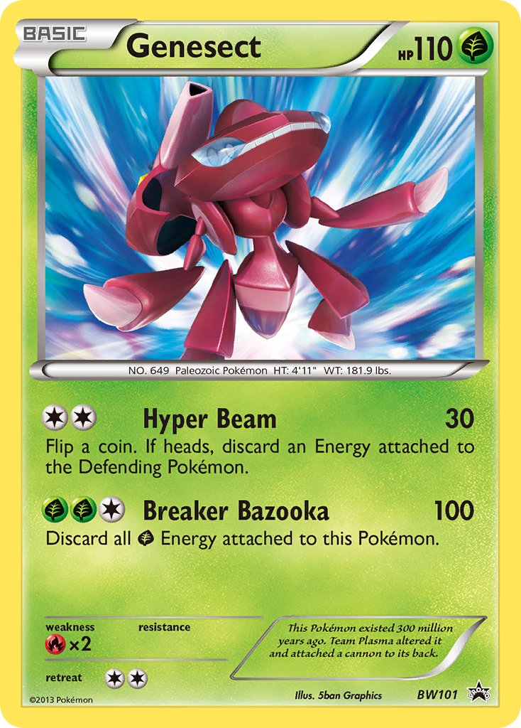 Genesect - BW Black Star Promos (Promo) [BW-101] English / Near Mint / Normal