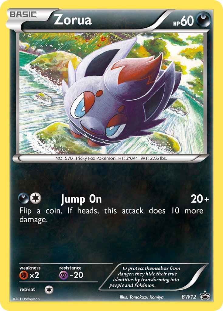 Zorua - BW Black Star Promos (Promo) [BW-12] English / Near Mint / Normal