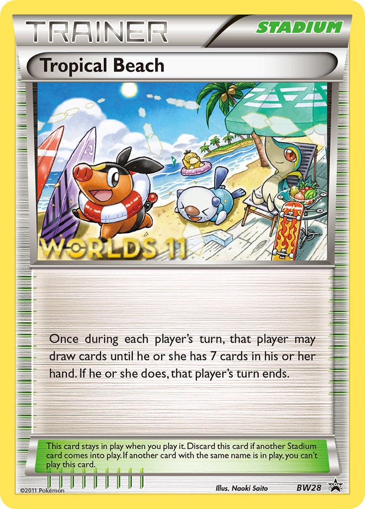 Tropical Beach - BW Black Star Promos (Promo) [BW-28] English / Near Mint / Normal