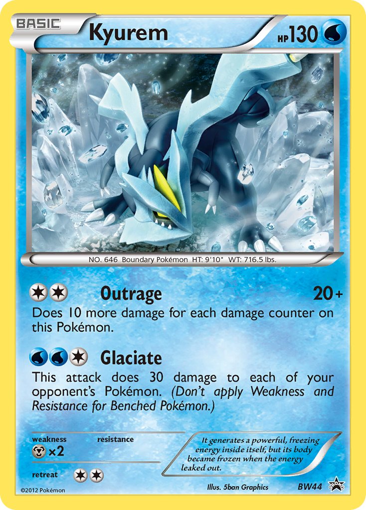 Kyurem - BW Black Star Promos (Promo) [BW-44] English / Near Mint / Normal