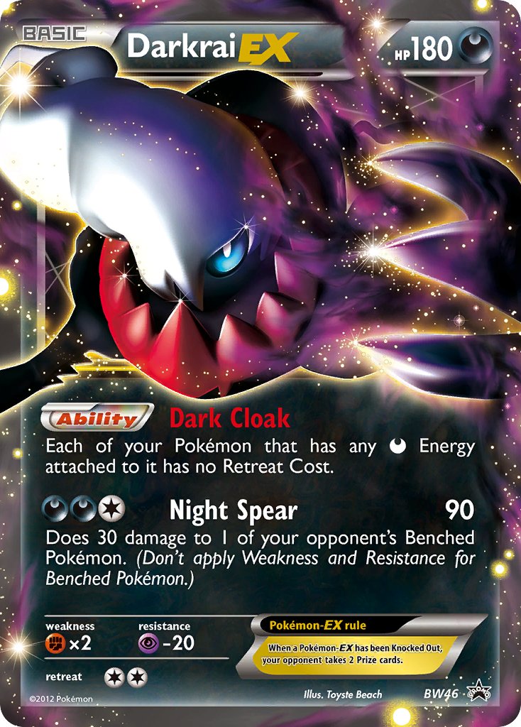 Darkrai EX - BW Black Star Promos (Promo) [BW-46] English / Near Mint / Normal