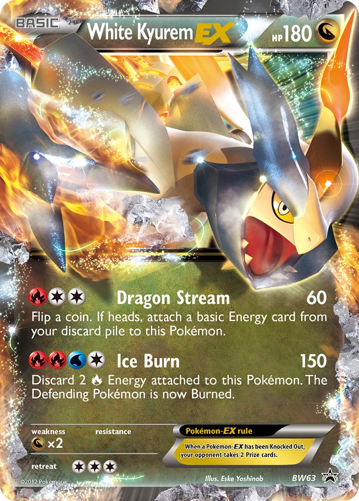 White Kyurem EX - BW Black Star Promos (Promo) [BW-63] English / Near Mint / Normal
